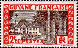 Guyane Poste N** Yv:168 Mi:147 Hôtel Du Gouvernement Cayenne - Nuevos