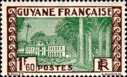Guyane Poste N** Yv:166 Mi:142 Hôtel Du Gouvernement Cayenne - Ungebraucht