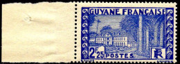 Guyane Poste N** Yv:167 Mi:146 Hôtel Du Gouvernement Cayenne Bord De Feuille - Ungebraucht