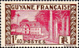 Guyane Poste N** Yv:165 Mi:140 Hôtel Du Gouvernement Cayenne - Nuevos