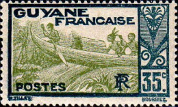 Guyane Poste N** Yv:117A Mi:120 Pirogue Sur Le Maroni - Unused Stamps