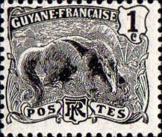 Guyane Poste N** Yv: 49 Mi:49 Fourmilier - Neufs