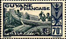 Guyane Poste N* Yv:161 Mi:128 Pirogue Sur Le Maroni (Trace De Charnière) - Unused Stamps