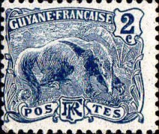 Guyane Poste N* Yv: 50 Mi:50 Fourmilier (avec Charnière) - Unused Stamps
