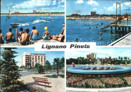 72547459 Lignano Pineta Strand Wasserrutsche Hotel Springbrunnen Firenze - Autres & Non Classés