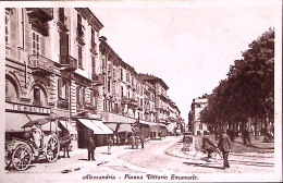 1940-ALESSANDRIA Piazza Vittorio Emanuele Viaggiata CPM Alessandria (12.7) - Alessandria