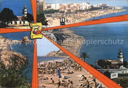 72547444 Calella De Mar Kirche Strand Fliegeraufnahme Hotel Calella Barcelona - Otros & Sin Clasificación