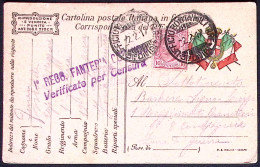 1917-UFFICIO Posta Militare/31^ DIVISIONE C.2 (2.2) Su Cartolina Franchigia - Marcophilia