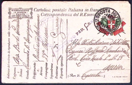 1917-Posta Militare/27^ DIVISIONE C.2 (10.5) Su Cartolina Franchigia - Marcophilia