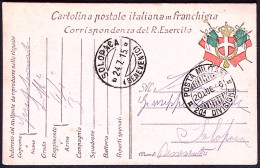 1916-Posta Militare/20 DIVISIONE C.2 (20.7) Su Cartolina Franchigia - Marcophilia