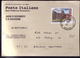 1996-PROPAGANDA TURISTICA Venosa Lire 750 Isolato Su Avviso Ricevimento - 1991-00: Marcofilie