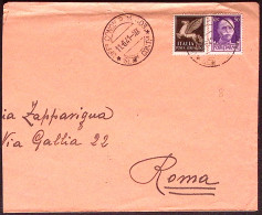 1941-UFF CONC . P.M. 403/SEZ CONT C2 (11.6)) Su Busta Via Aerea - Marcophilia
