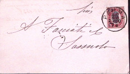 1880-FR.LLI SERVIZIO Sopr C.2/5,00 Su Cartolina - Marcofilie