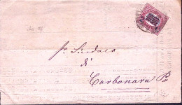 1880-FR.LLI SERVIZIO Soprastampati C.2/10,00 Su Fascetta Per Stampati - Marcophilie
