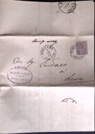 1910-FLOREALE C.1 Su Piego Porzano (11.12) - Poststempel