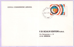 1990-CAMPIONATI MONDO CALCIO Lire 450 (Cecoslovacchia) Isolato Su Cedola Commiss - 1981-90: Poststempel