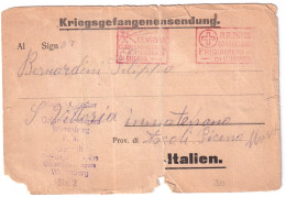1917-CARTOLINA Da Witteberg (Austria) Da Italiano Prigioniero Di Guerra - Poststempel