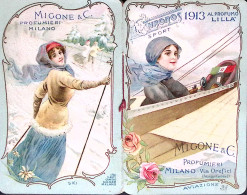1913-MIGONE & C. Calendario Tascabile Profumato Completo - Tamaño Pequeño : 1901-20