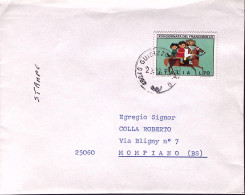 1975-GIORNATA FRANCOBOLLO'75 Lire 70 Isolato Su Stampe Guidizzolo (23.12 - 1971-80: Marcophilia