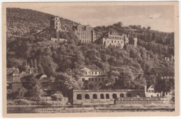 Heidelberg. Das Schloß Von Der Hirschgasse Gesehen - (Deutschland) - 1922 - Heidelberg