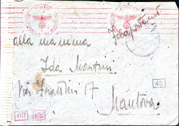 1938-ERITREA PA C.50 E Tre Lire 1 Su Busta Via Aerea - Erythrée