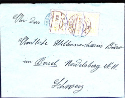 1923-Austria Allegoria Striscia Di Tre H.500 Su Busta Vienna (8.6) - Autres & Non Classés