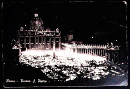 1950-ROMA ANNO SANTO/ Piazza S.Pietro Annullo A Targhetta (23.11) Su Cartolina - Manifestations