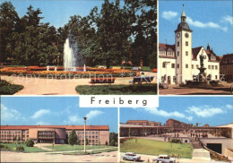 72547276 Freiberg Sachsen Scheringerpark Rathaus Heroldbrunnen Bergbauakademie C - Freiberg (Sachsen)
