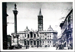 1950-ROMA ANNO SANTO/S. Maria Maggiore Annullo Targhetta (4.9) Su Cartolina - Demonstrationen