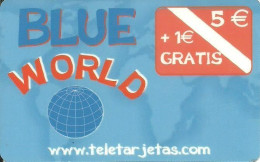Spain: Prepaid IDT - Blue World 05.08 - Autres & Non Classés