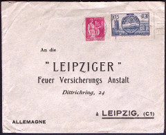 1938-Francia Lettera Per Germania Affrancata Anche Con 1,75fr. Visita Sovrani In - 1921-1960: Période Moderne