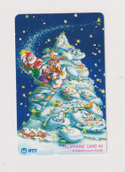 JAPAN  - Christmas Magnetic Phonecard - Giappone