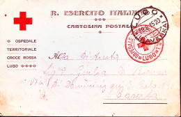 1915-OSPEDALE TERRITORIALE/LUGO Cartolina In Franchigia Non Ufficiale, Viaggiata - War 1914-18