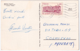 1973-GIORNATA FRANCOBOLLO'72 (1192) Isolato Su Cartolina - 1971-80: Poststempel