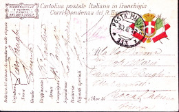 1917-Posta Militare/113 C.2 (30.8) Su Cartolina Franchigia - War 1914-18