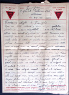 1945-biglietto Della YMCA Prigioniero Di Guerra Con Bollo Ovale Delle Regie Post - Croix-Rouge