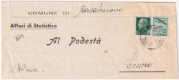 1944-PROPAGANDA C.25 Aviazione (3) Isolato Su Piego Comunale Casatenovo (11.3) - Storia Postale
