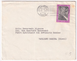 1963-VATICANO Apertura Concilio Lire 30 (349) Isolato Su Busta (10.1) - Other & Unclassified