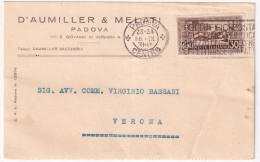 1931-S. ANTONIO C.30 (294) Isolato Su Cartolina (Padova 26.9) - Storia Postale