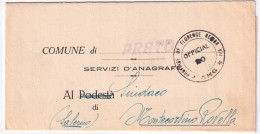1945-PROVINCE OF FLORENCE REGION VIII/AMG Tondo Su Piego Manoscritto All Interno - Marcophilia