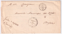 1860-OSPEDALETTO C.2 (29.10) Su Piego - ...-1850 Préphilatélie