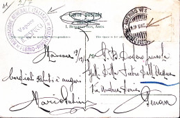 1900-AMERIGO VESPUCCI/PIROSCAFO POSTALE ITALIANO C.2 (19.12) E Tondo Su Cartolin - Marcophilia