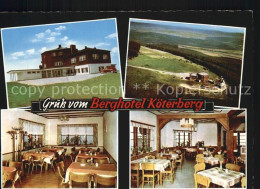 72547151 Koeterberg Berghotel Koeterberg Gastraeume Fliegeraufnahme Koeterberg - Autres & Non Classés