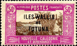 Wallis & Futuna Poste N** Yv: 54 Mi:55 Case De Chef Indigène Sous Cocotier (G.trop.) - Unused Stamps