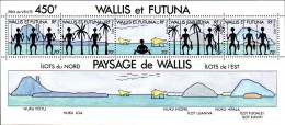 Wallis & Futuna Bloc N** Yv: 6 Mi:6 Paysage De Wallis - Blokken & Velletjes