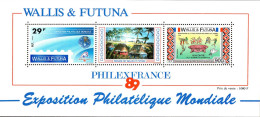 Wallis & Futuna Bloc N** Yv: 4 Mi:4 Philexfrance Exposition Philathélique Mondiale - Blokken & Velletjes