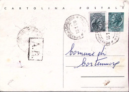 1960-Cartolina Postale Siracusana Lire 20 +aggiunto Siracusana Lire 5 Come Avvis - 1946-60: Marcofilie