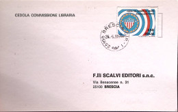 1990-MONDIALI CALCIO Lire 450 U.S.A. Isolato Su Cedola Commissione Libraria - 1981-90: Marcofilie