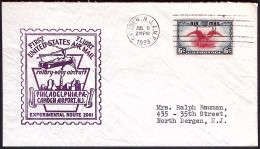 1939-U.S.A. I^volo Elicottero Filadelfia Camden Del 6 Luglio - Storia Postale