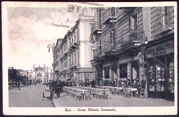 1941-Bari Corso Vittorio Emanuele, Viaggiata Leggera Piega - Bari